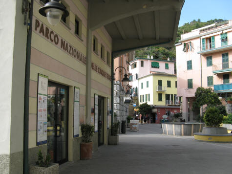 Town Hall in Riomaggiore Italy